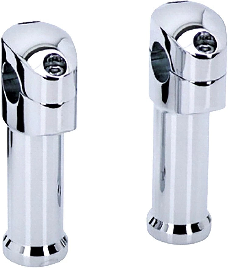 HardDrive riser kit for 1.25-inch handlebars (5-inch tall, chrome)