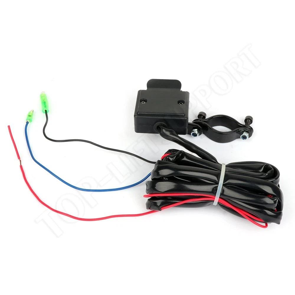 Handlebar Control Line Winch Rocker Switch for ATV