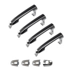 Outside Door Handle for Hyundai Sonata (2005–2010) Black Plastic (4PCS)