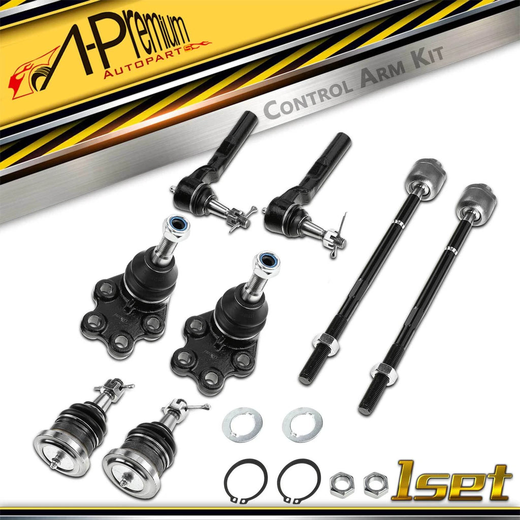 8x Tie Rods & Ball Joints for Chevy Silverado 1500 (1999–2006)