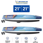 Set of 2 Michelin Stealth Hybrid 21" Wiper Blades for All-Climate