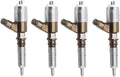 4X Fuel Injector 320-0677 for Caterpillar C4.4 C6.6 Perkins 1104D 1106D