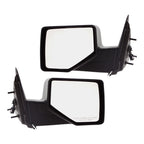 Set of 2 Power Mirrors for Ford Ranger (2006–2011) Textured Black Manual Folding
