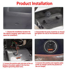 12V 24V USB Fast Power Charger Socket for Car Boat RV Marine (2010–2023)