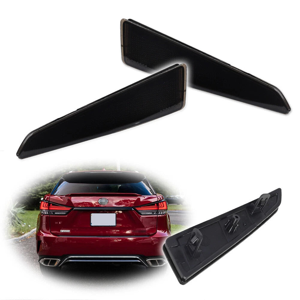 Smoke Rear Bumper Reflector Lens for Lexus RX350 RX450h (2016–2020)