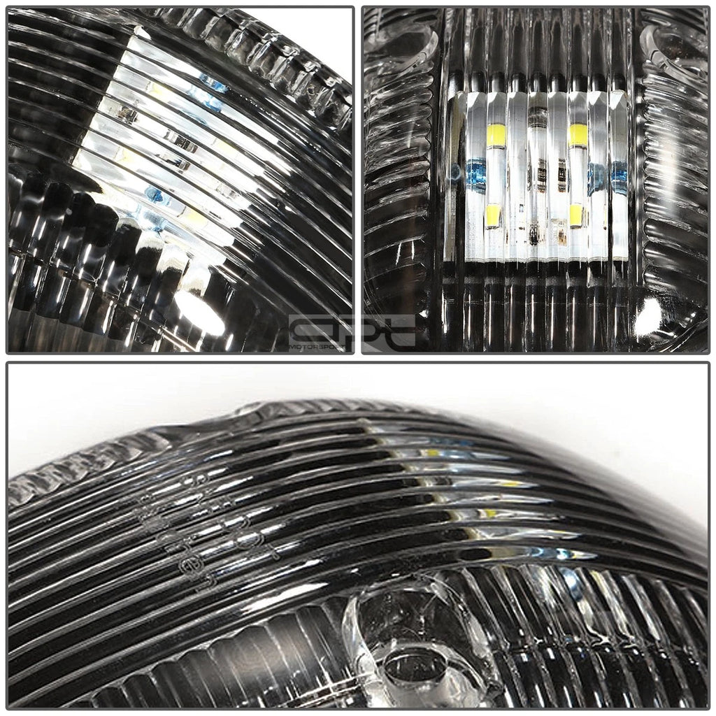 5Pcs Black Housing Blue LED Cab Roof Running Light for Dodge Ram (1999–2001)