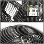 5Pcs Black Housing Blue LED Cab Roof Running Light for Dodge Ram (1999–2001)