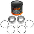 Front Wheel Bearing Kits + Grease for Nissan X-Trail (2001-2007)
