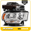 Right Side Chrome Amber Headlight for Ram 2500 3500 (2019–2024)