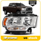 Right Side Chrome Amber Headlight for Ram 2500 3500 (2019–2024)