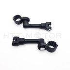 1.5" Angled Adjustable Footpeg Mounting Kit for Universal Motorcycle