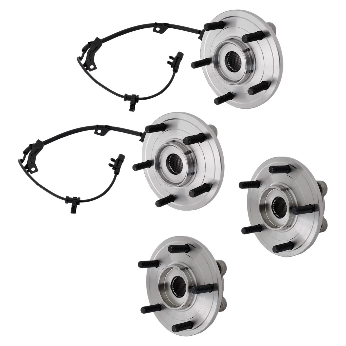 Set of 4 Wheel Hubs for Journey