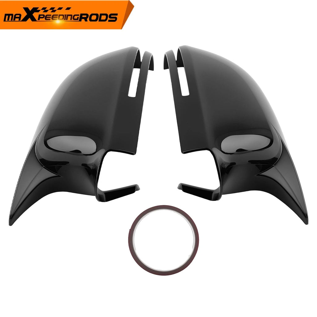 Mirror Cover Housing Pair for Audi A3 RS3 S3 A4 (2009–2012) Gloss Black ABS