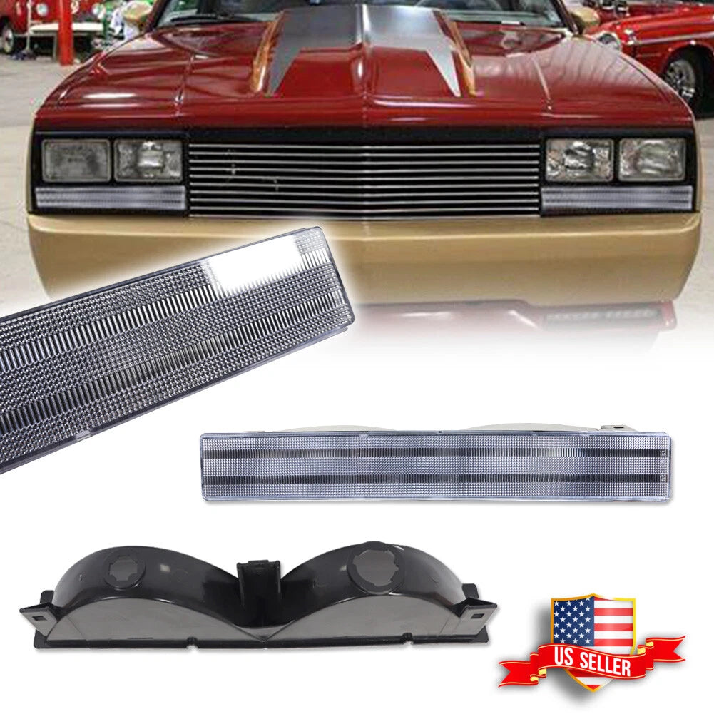 Clear Front Bumper Parking Signal Light for El Camino Malibu (1982–1987)