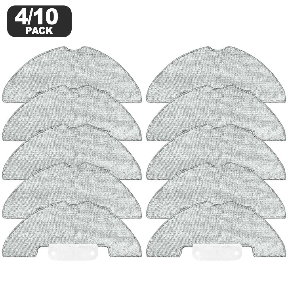 10X Washable Microfibre Mop Cloths for Airzeen Q10 Pro (2020–2023)