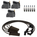 Set of 3 Ignition Coils & 6 Iridium Spark Plugs for Beretta (1996–2005)