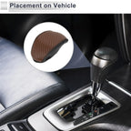Gear Shift Knob Cover for Toyota RAV4 (2019–2024) Brown Carbon Fiber