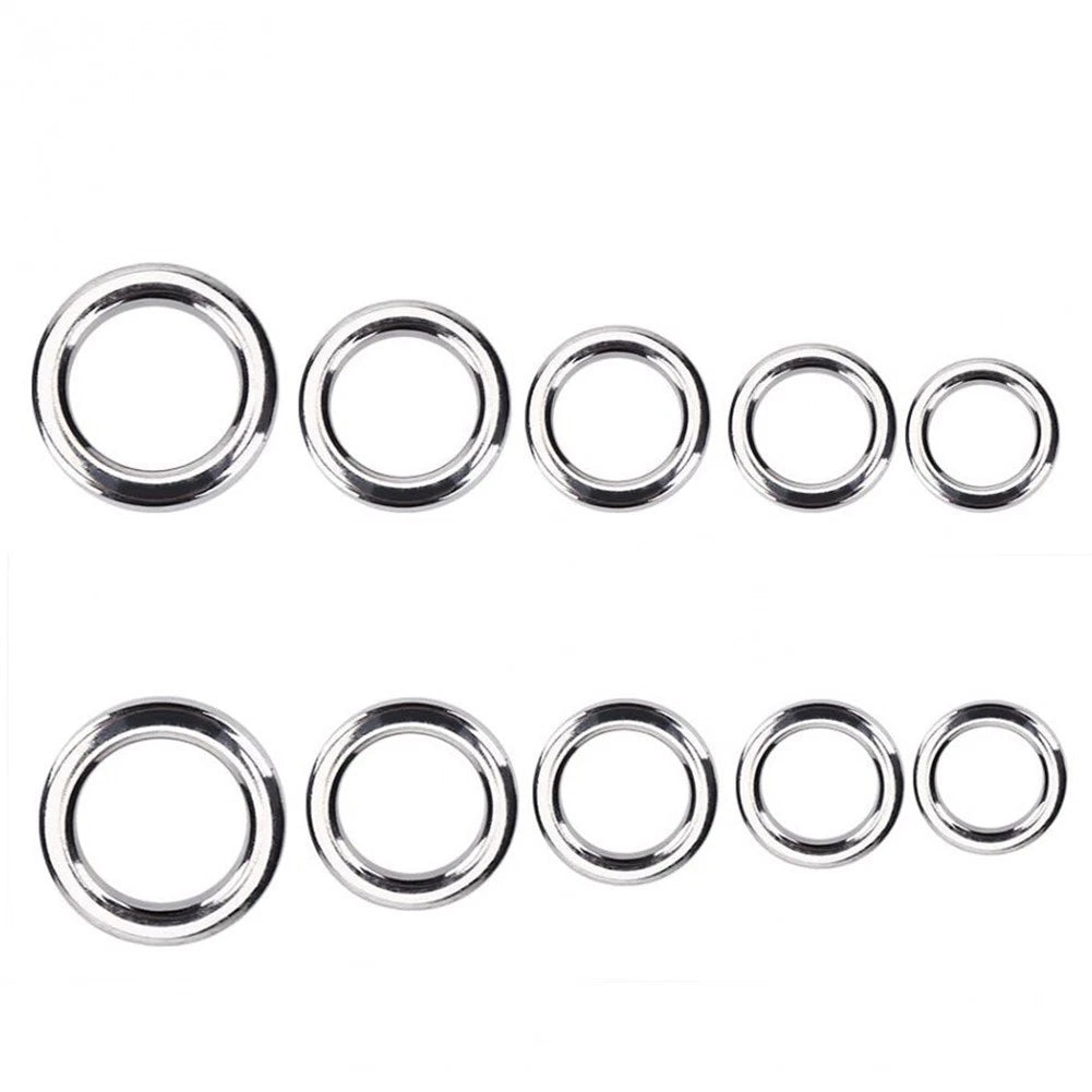 50pc Stainless Steel Fishing Clips Fast Snap Connect