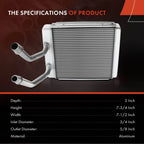 HVAC Heater Core for Ford E-150 E-250 E-350 E-450 (1992-2014)