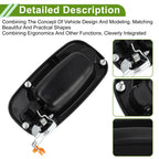 Exterior Door Handle for Chevrolet GMC Silverado (Black, Rear Right)