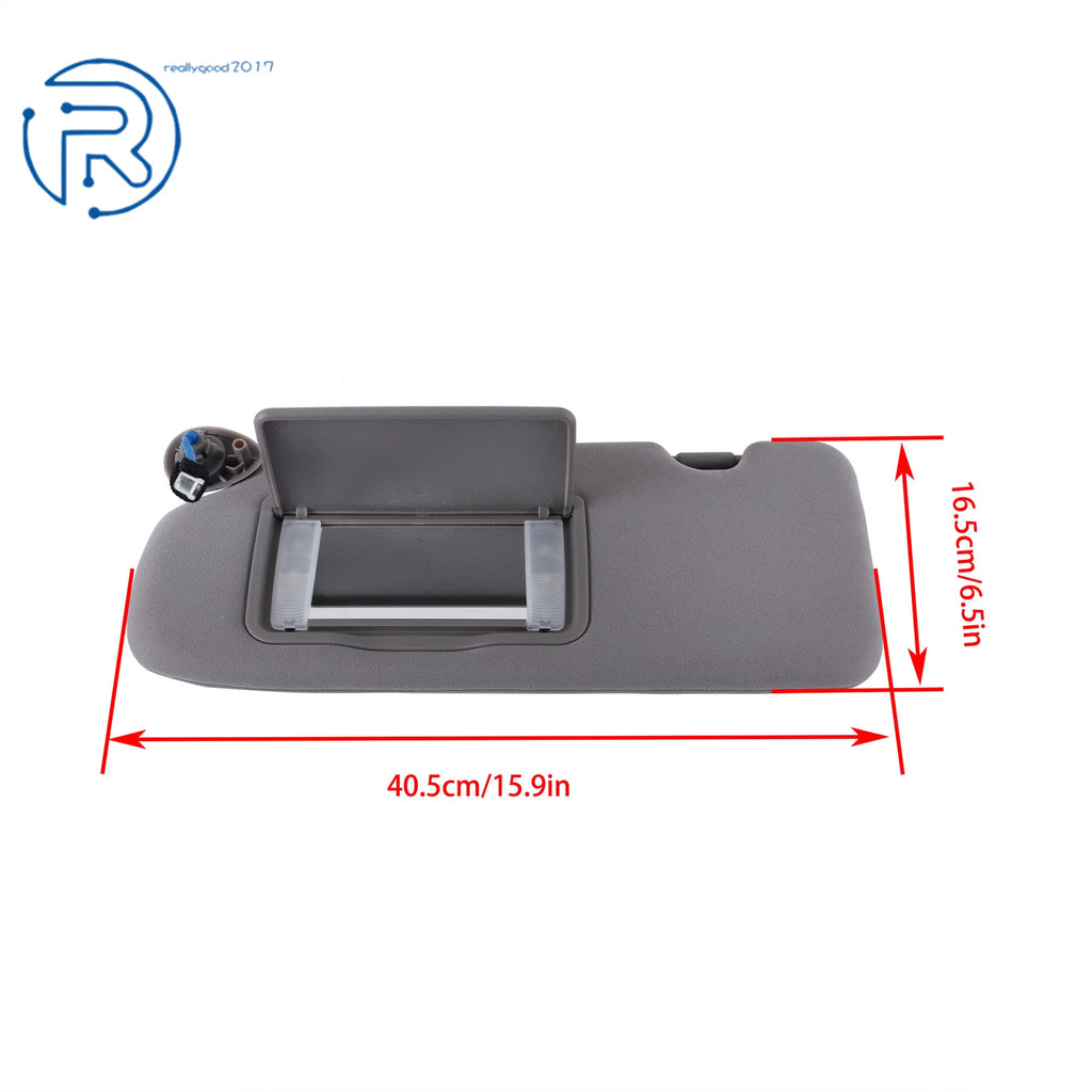 Sunvisor for Honda CR-V (2017-2022) Gray LH with Lights & Mirror
