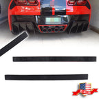 Smoked Lens Rear Bumper Reflector Lights for Chevy Corvette C7 (2014–2019)