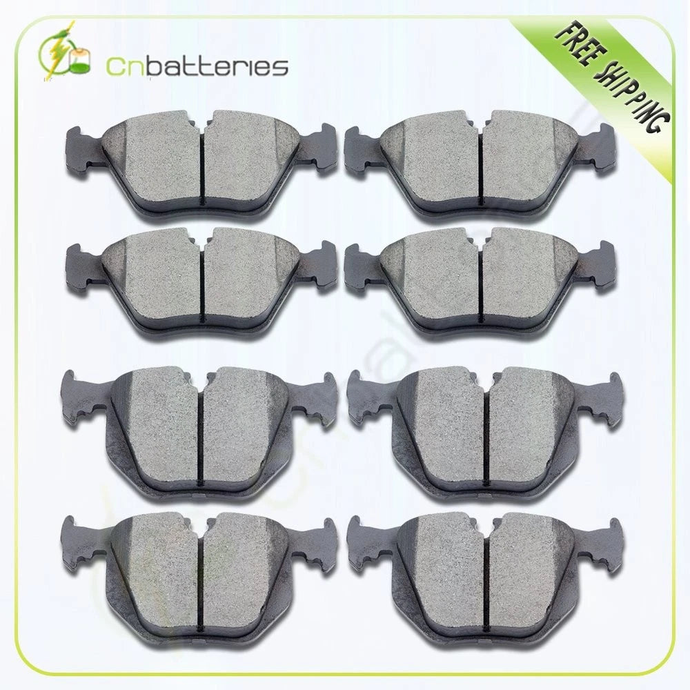 Set of 4 Premium Ceramic Brake Pads for BMW 330i 330Ci 330Xi M3 X3 Z4 (2000–2006)