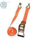 20 Pack Ratchet Tie Down Straps J Hooks for Heavy Duty Use (4000 LBS)