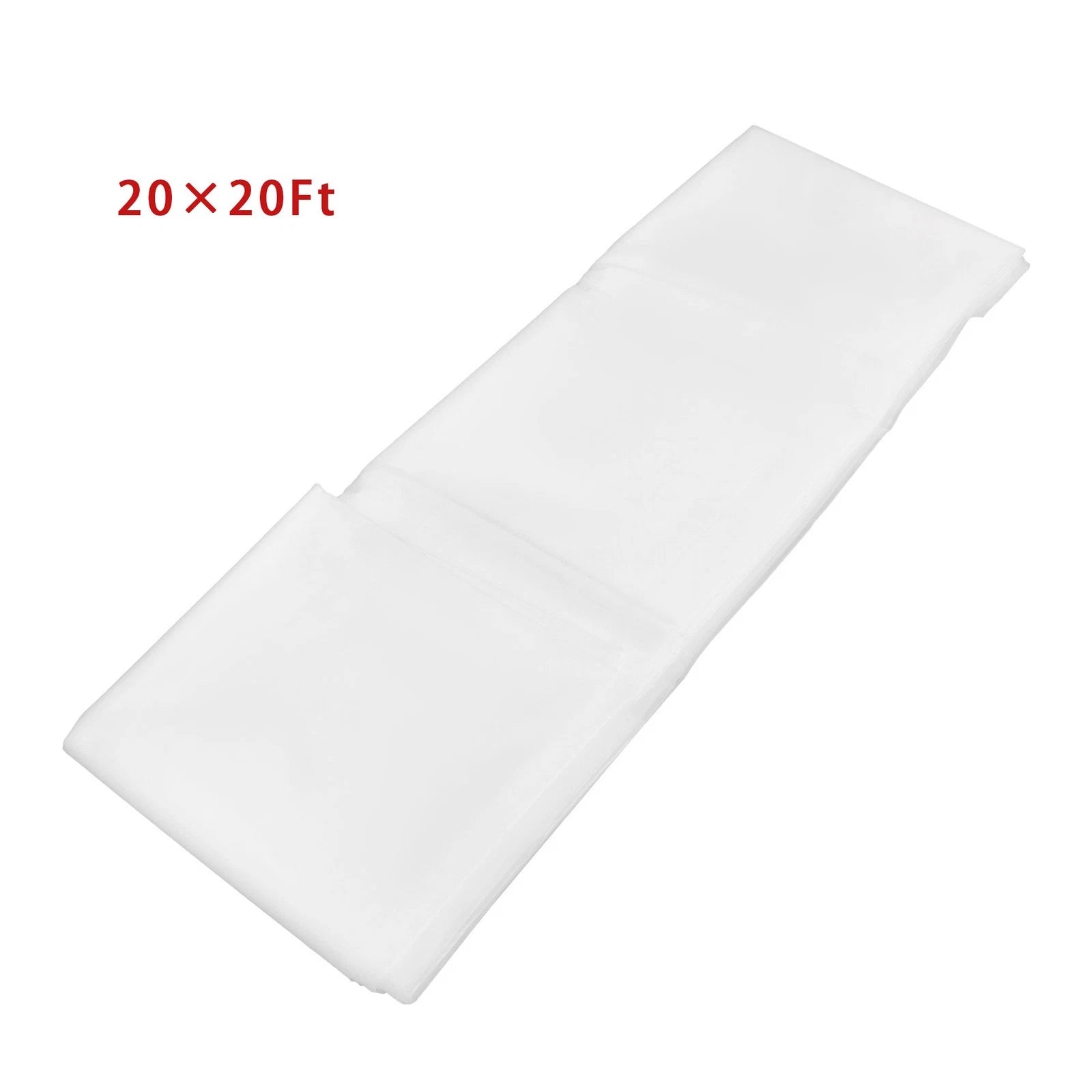 Clear Polyethylene Greenhouse Plastic Sheeting 20 x 20 ft