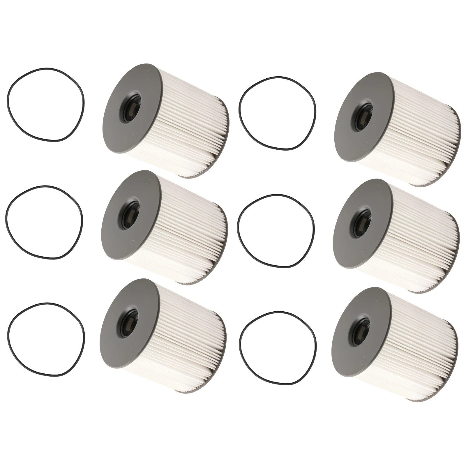 6X Fuel Filters for Ram 1500 (2020) 3.0L V6 EcoDiesel 68436631AA PF46152