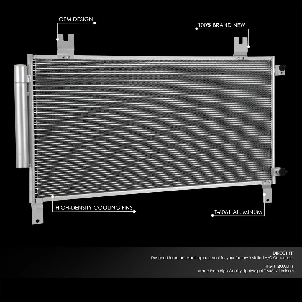 A/C Condenser for Honda CR-V 2.4L (2017–2019) Aluminum Core