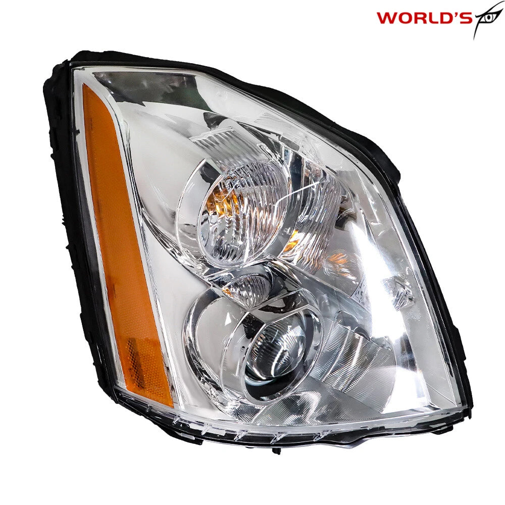 Right Side Headlight for Cadillac DTS (2008–2011) HID Xenon Chrome Housing