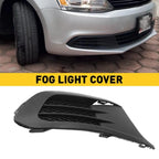 Right Fog Light Covers for VW Jetta (2011–2014) - Black Front Bumper Trim