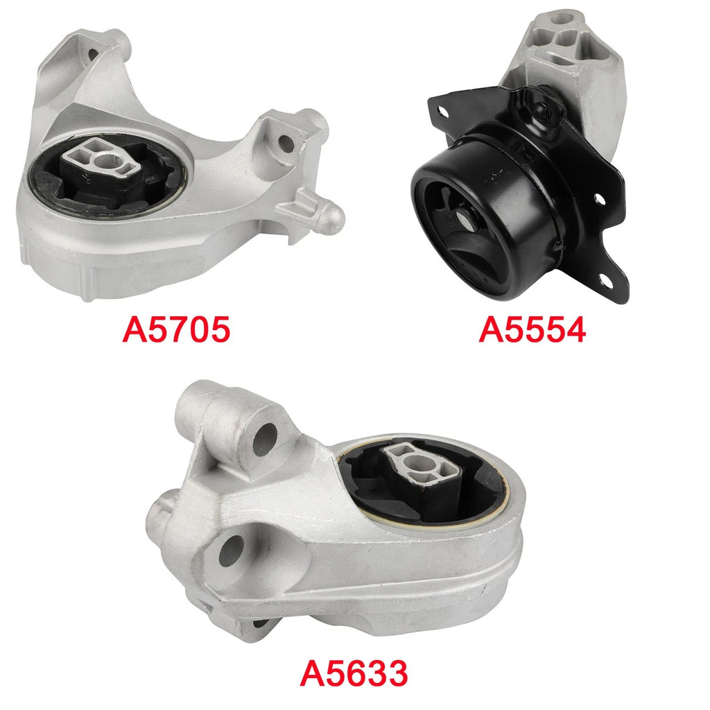 3X Engine Motor Mount for Chevrolet Equinox (2013–2017) 3301 3339 3269
