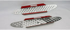 2pc Polished Stainless Steel Side Vent Grilles for 05-13 Chevy Corvette Base C6