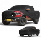 Waterproof All Weather Car Cover for Dodge Ram (2010-2023) - Black 190T-PU