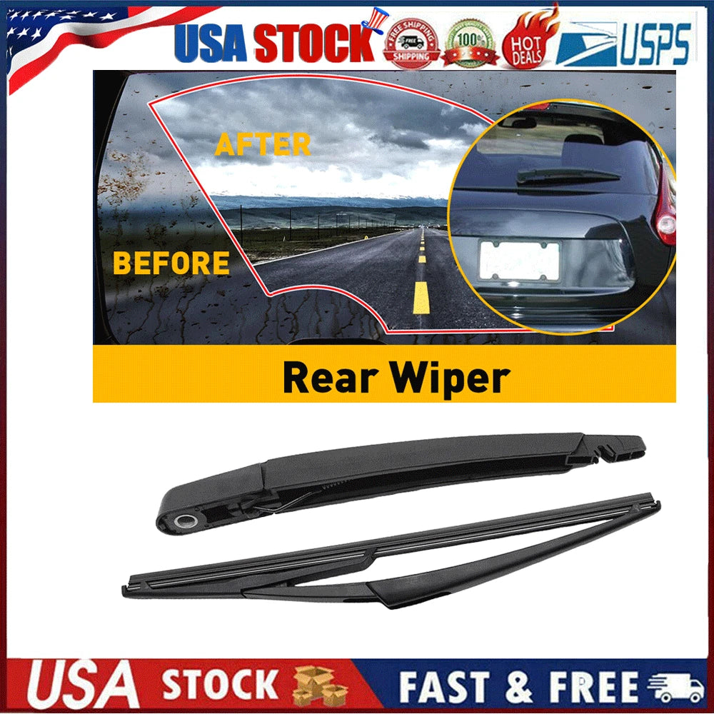 Rear Window Wiper Arm & Blade Kit for Nissan Rogue (2008â2013)
