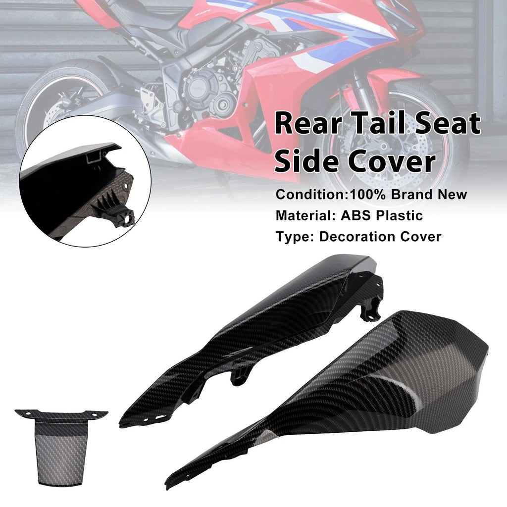 Rear Tail Seat Side Cover Fairing for Honda CBR650R CB650R (2024–2025) Carbon