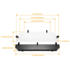Rear Windshield for Polaris RZR 800 (2008–2014), RZR 570 (2014–2020)