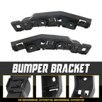 Set of 2 Front Bumper Brackets for Jeep Compass (2017–2024) Black