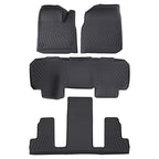 Floor Mats Liner for Buick Enclave (2018–2024) TPE Black All Weather