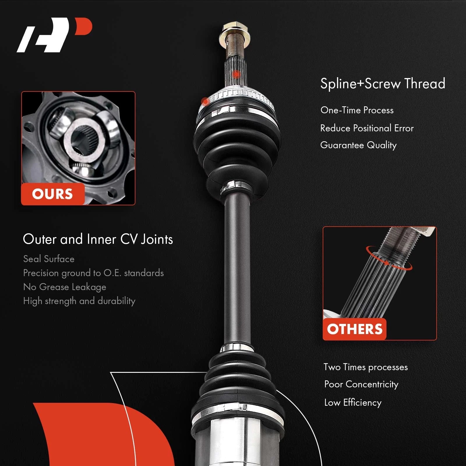 Front Right CV Axle Assembly for Nissan Maxima (1995-1999)