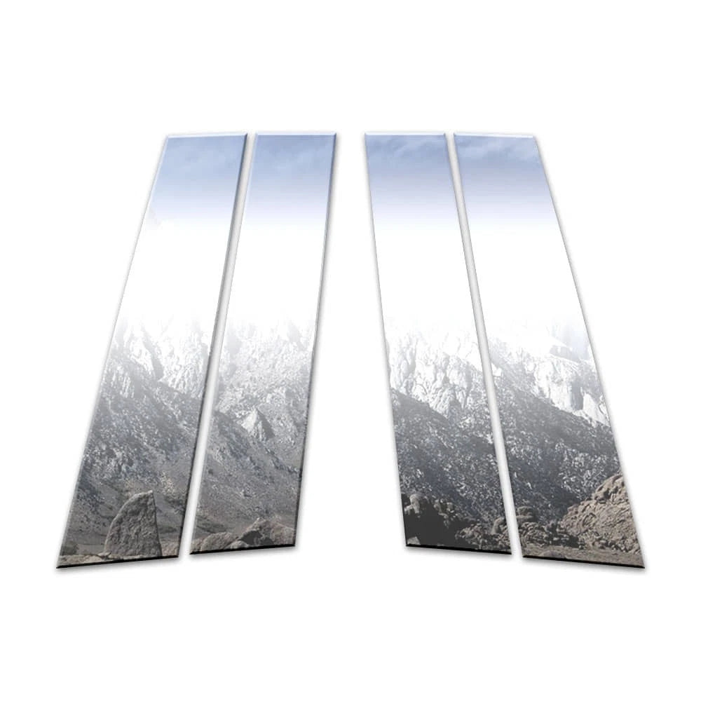 Diamond Grade 4pc Stainless Steel Pillar Post Covers for 2016-2019 Chevy Volt