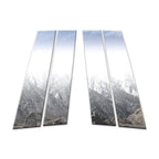 Diamond Grade 4pc Stainless Steel Pillar Post Covers for 2016-2019 Chevy Volt