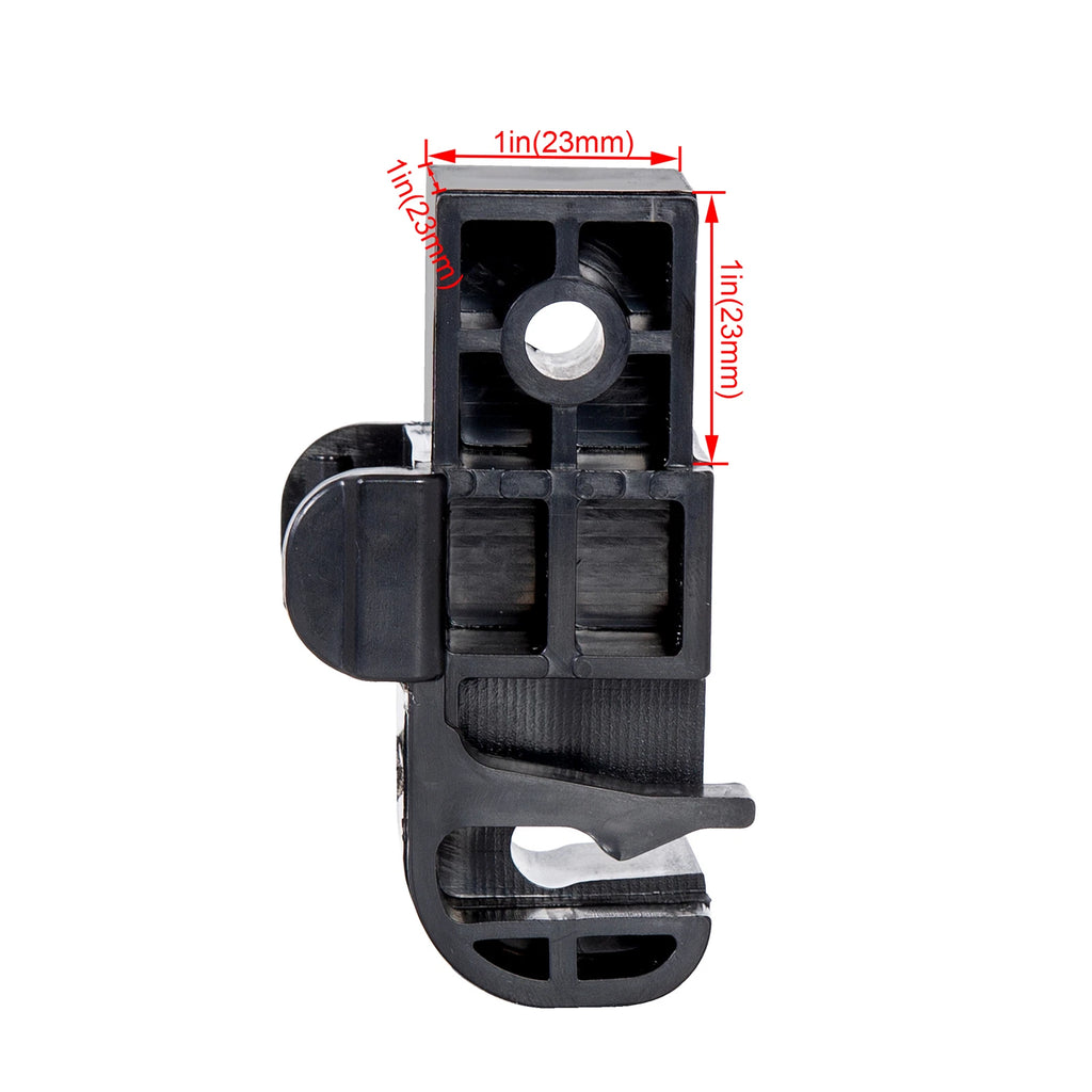 Bimini Top Latch for Pontoon Boats (Black Plastic)