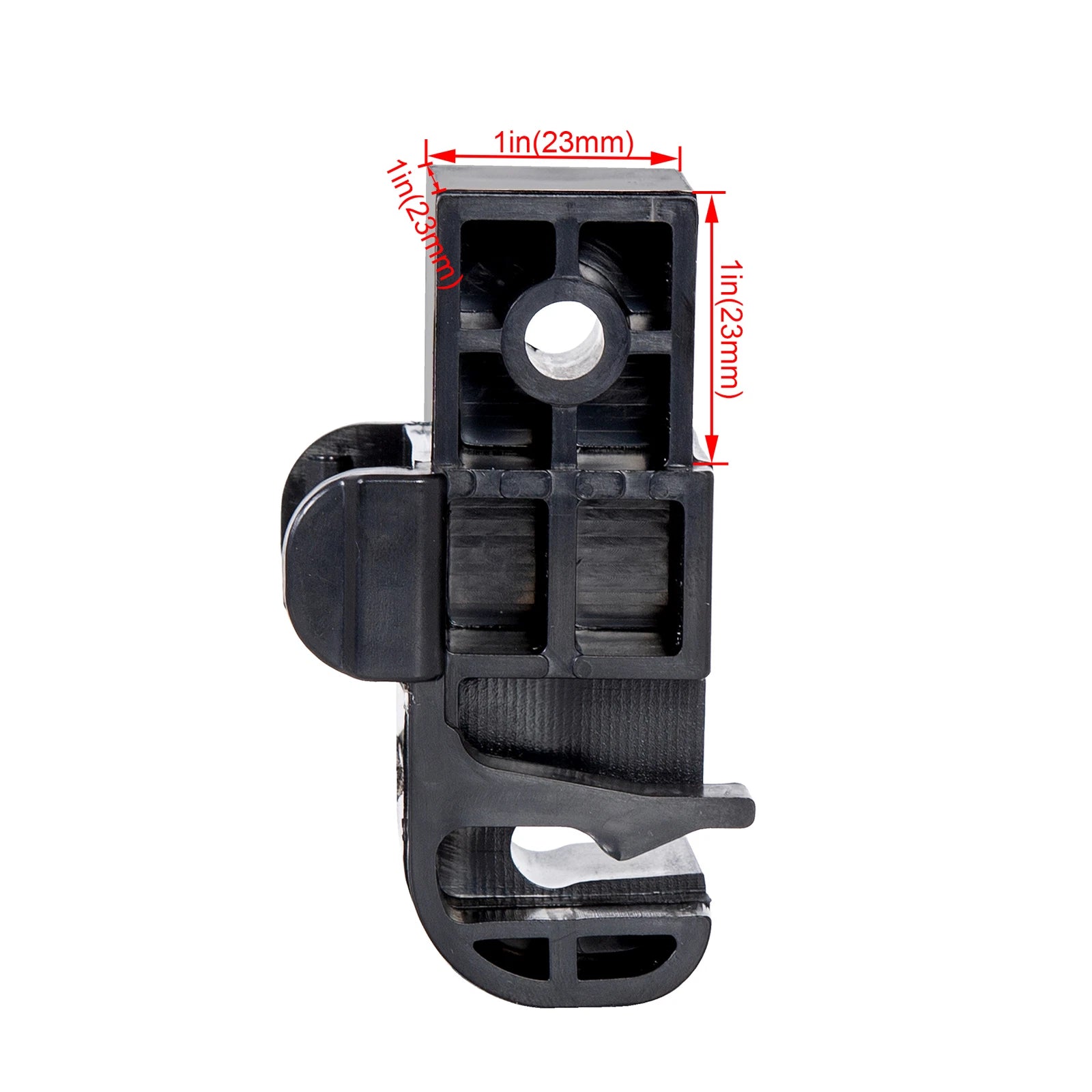 Bimini Top Latch for Pontoon Boats (Black Plastic)