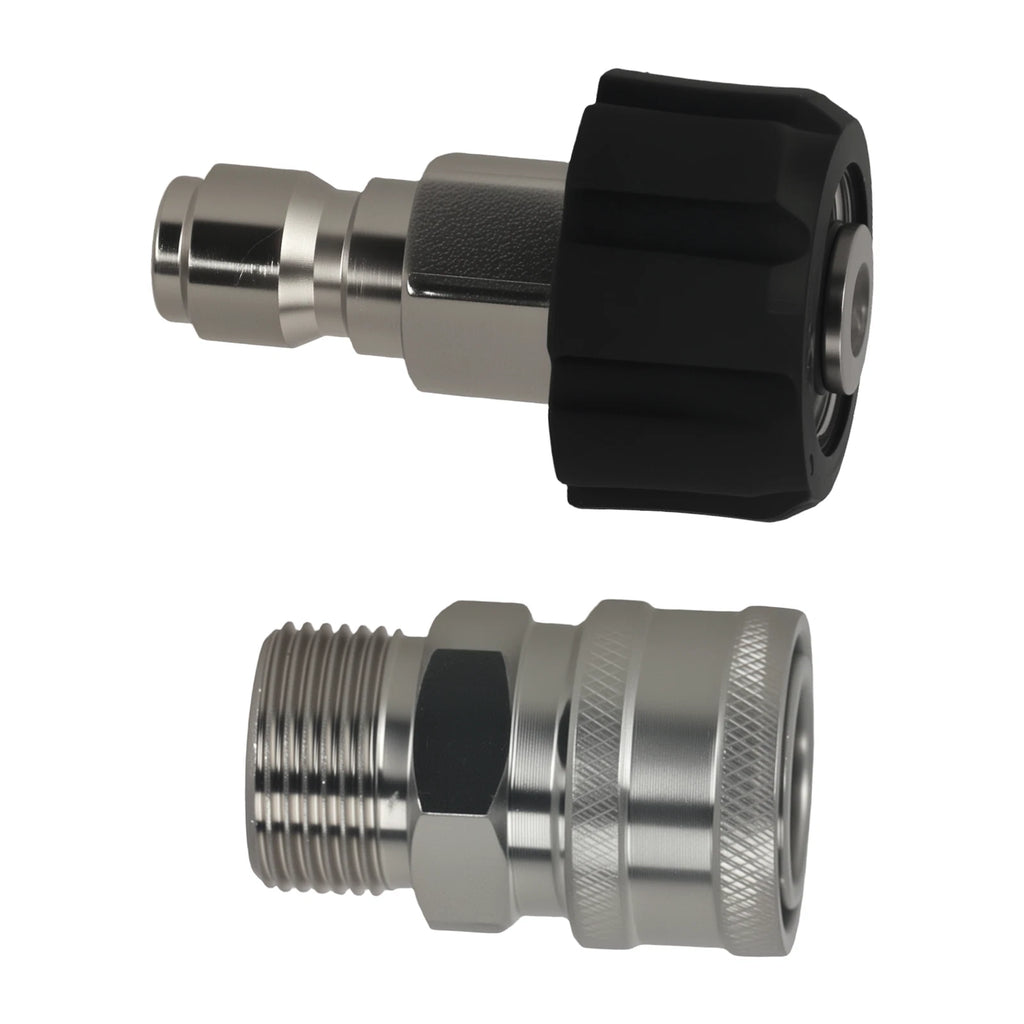 Pressure Washer Coupler Fitting for M22-14 to 3/8" Quick Connect (Stainless)