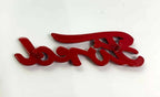 Ford Emblem Red Outline Replacement for 1940 Ford Car and Pickup