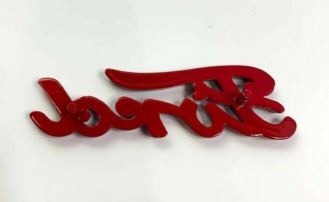 Ford Emblem Red Outline Replacement for 1940 Ford Car and Pickup