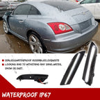 Set of 2 White LED Bumper Side Marker Lights for Chrysler Crossfire (2004–2008)